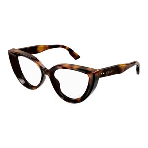 Gucci GG1530O 002 ONE SIZE (52) Havana Férfi Dioptriás szemüvegek