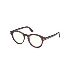 Tom Ford FT5940-B 052 ONE SIZE (49) Havana Unisex Dioptriás szemüvegek