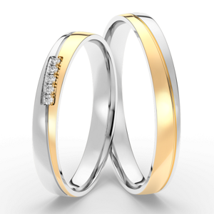 SOFIA arany férfi gyűrű  karikagyűrű ML65/BK-3MBI