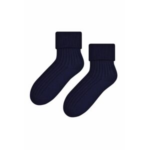 Női térdzokni és zokni 067 dark blue